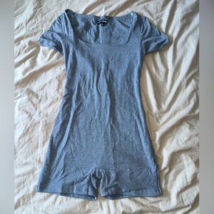 Fashion Nova Heather Gray Knit Top